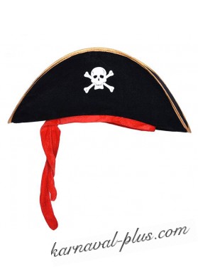 Карнавальная шляпа Пират, для взрослых